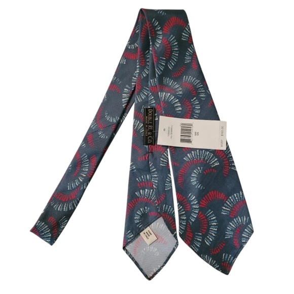 Ralph Lauren Double RL Men's Handmade Italian Silk Tie Abstract Luxury Italy NWT - Picture 1 of 7